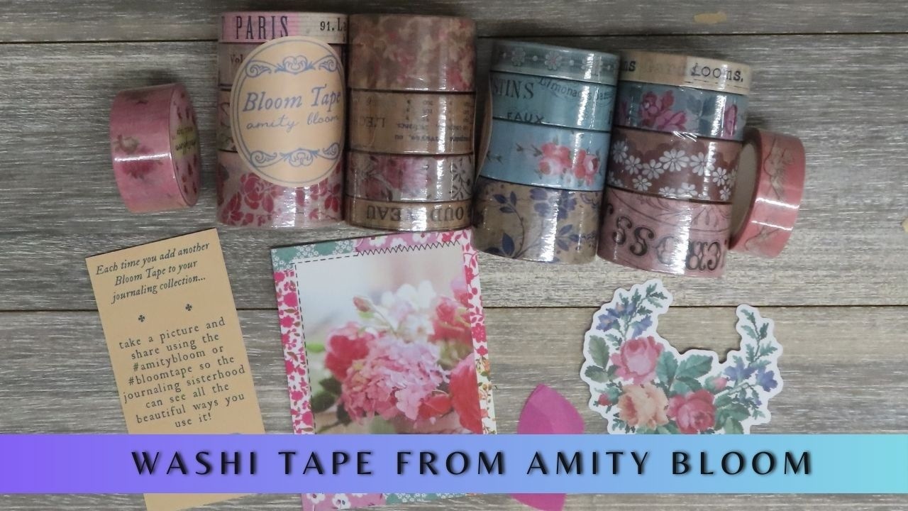 Покупка декоративного скотча Washi Tape от Amity Bloom