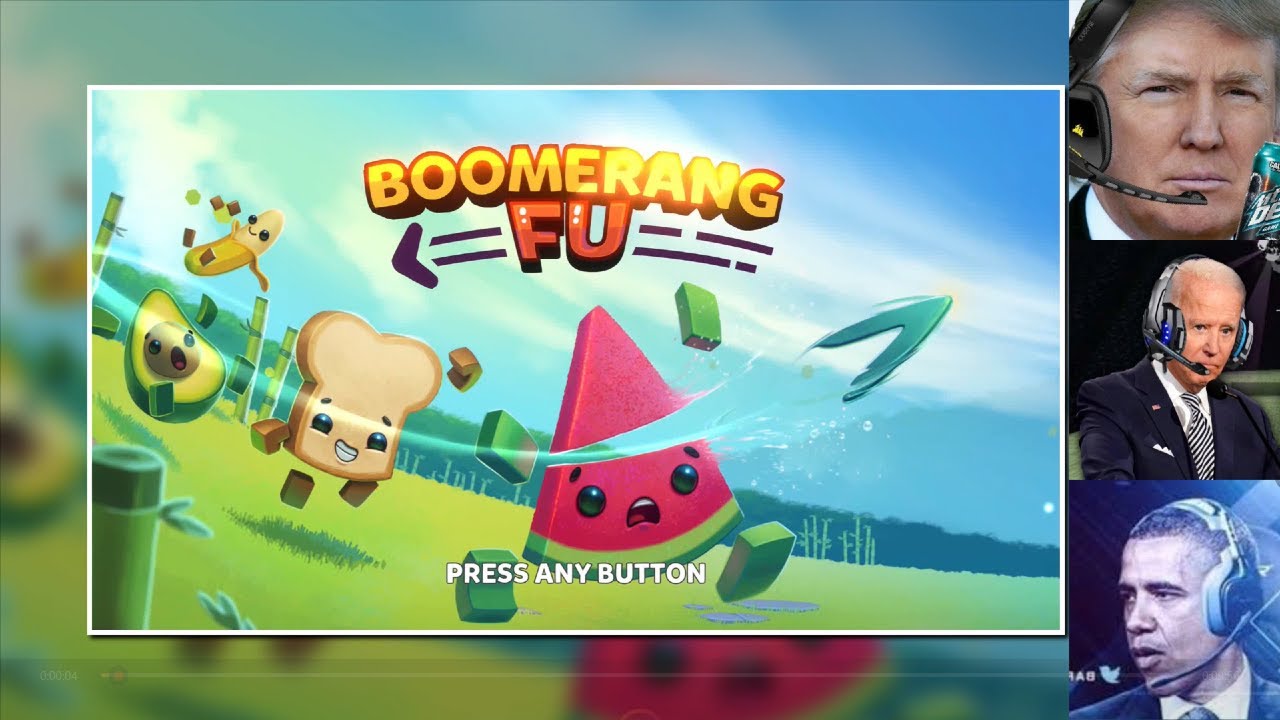 Presidents Play Boomerang Fu