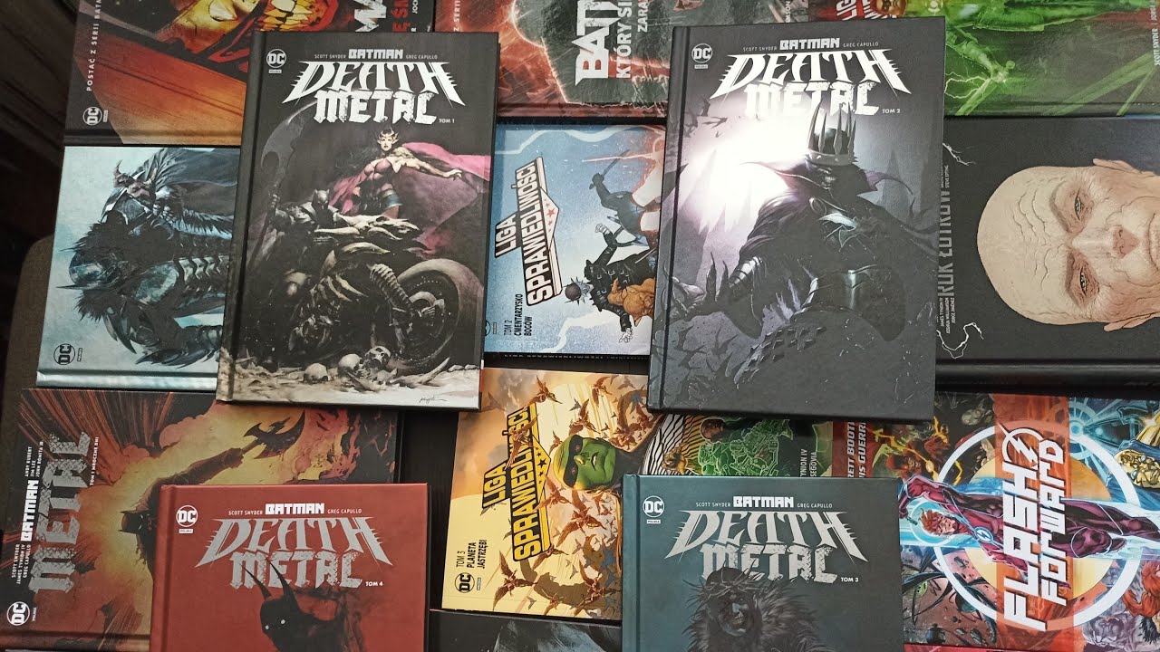 Batman Death Metal tomy od 1 do 4 na tle całej sagi Metal - kr&oacute;tkie om&oacute;wienie i opinia.