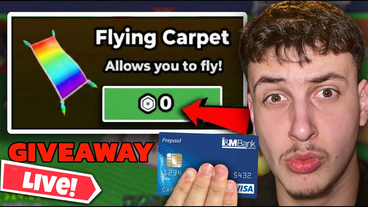 LIVE GIVEAWAY FLYING CARPET SHQIP