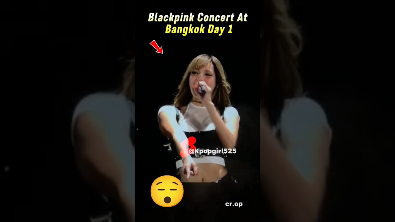 'What's Up Bangkok' Iconic Line Lisa#blackpink#concert#bangkok#lalisa#lisa#shorts#fyp#trending#jisoo