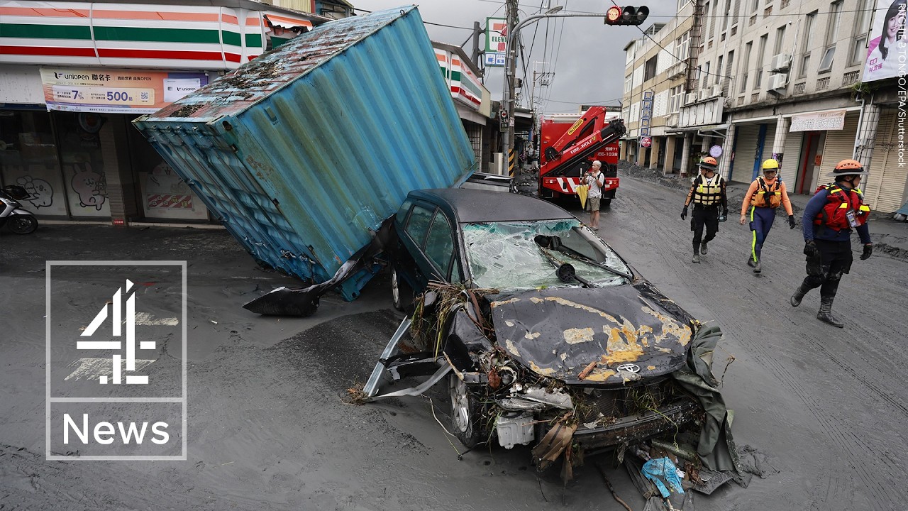 Typhoon Ragasa hits mainland China after killing 17 in Taiwan and flooding Hong Kong