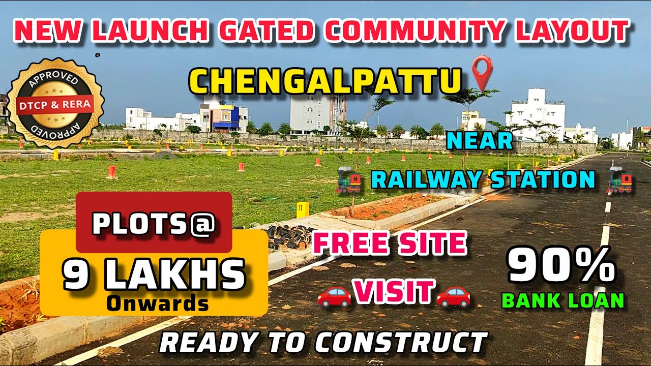 Low Budget Premium gated community plots for sale near chengalpattu | land for sale in chengalpattu