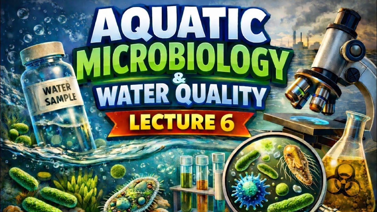 Aquatic Microbiology - Lecture 6 | Water Microbes & Indicator Bacteria for Drinking Water Quality