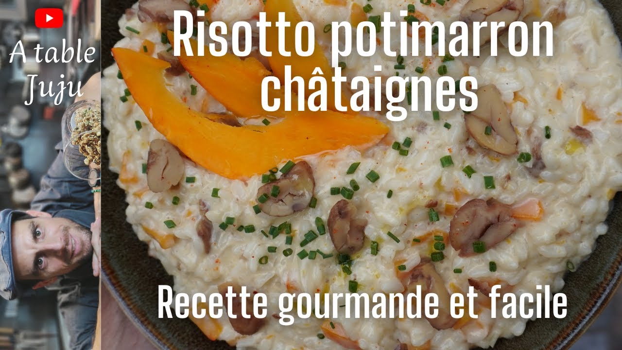 Garniture de Fêtes : Risotto Potimarron et Châtaignes 🎄
