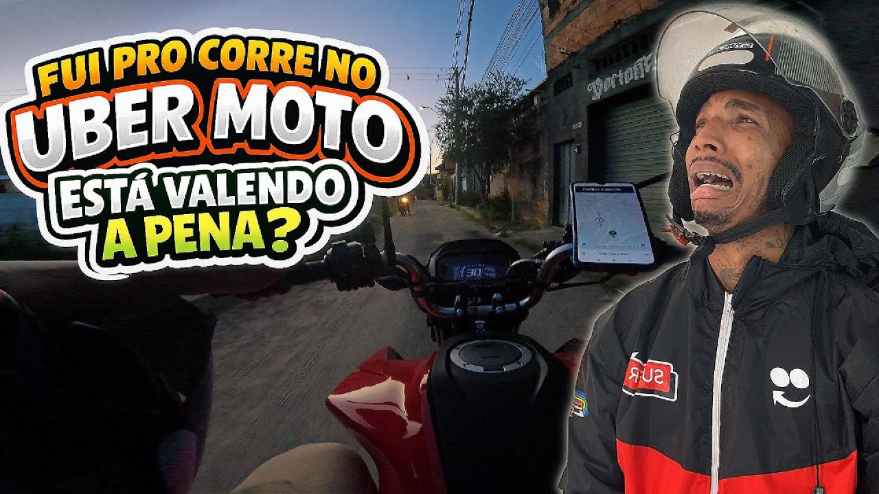 UBER MOTO D&Aacute; DINHEIRO? FIZ AS CORRIDAS E MOSTREI O RESULTADO FINAL