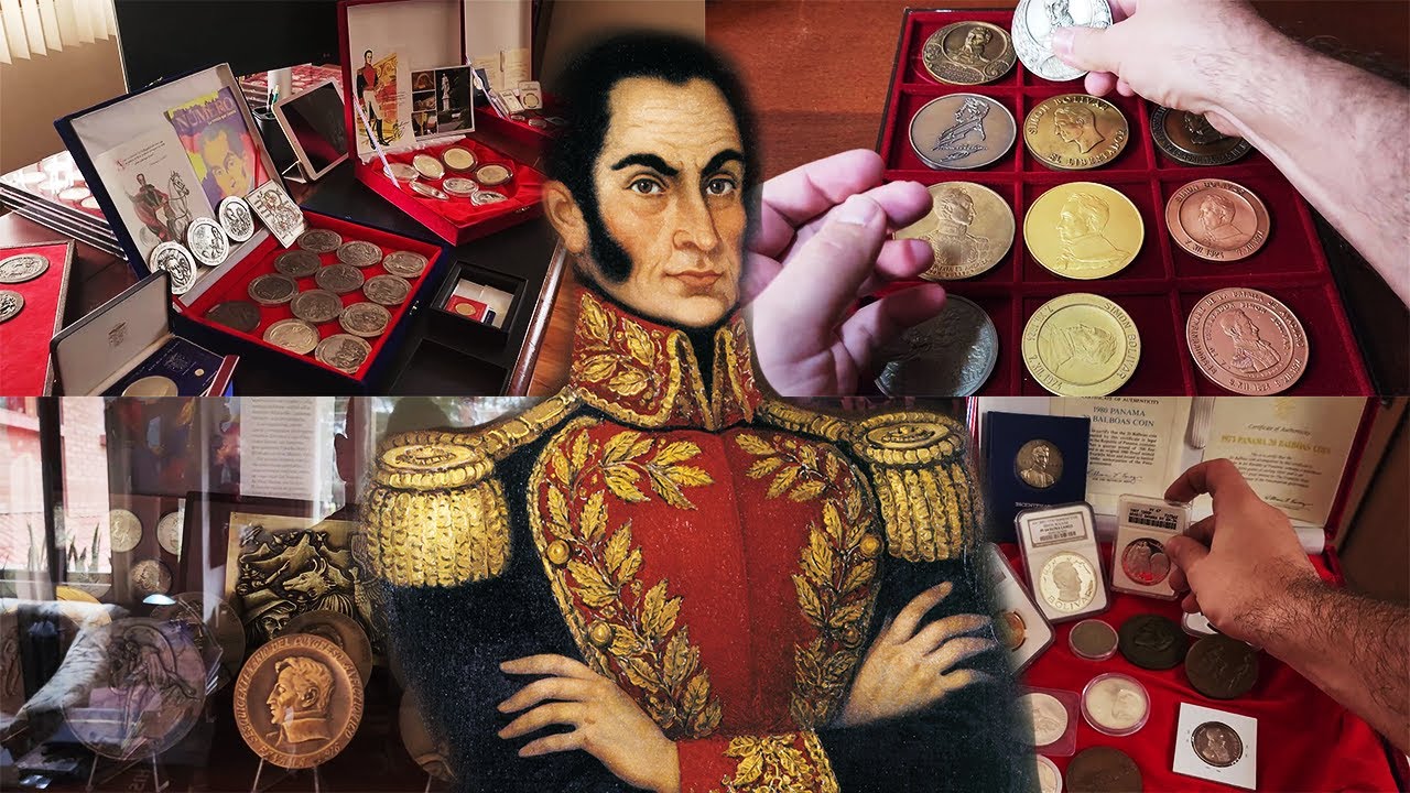 Gran colección de Simón Bolívar: Monedas y Medallas