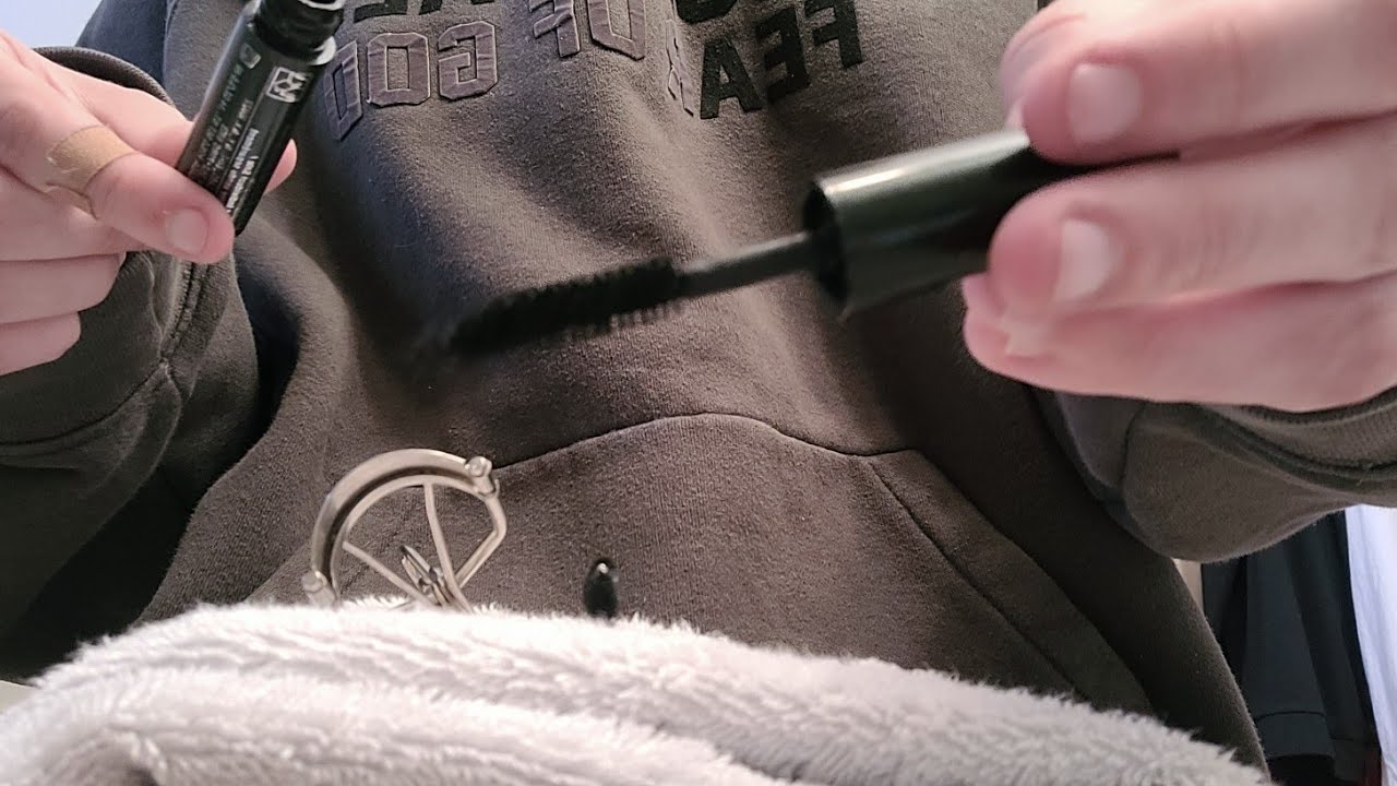 lofi asmr doing your lashes (camera touching, eyelash curler, mascara)