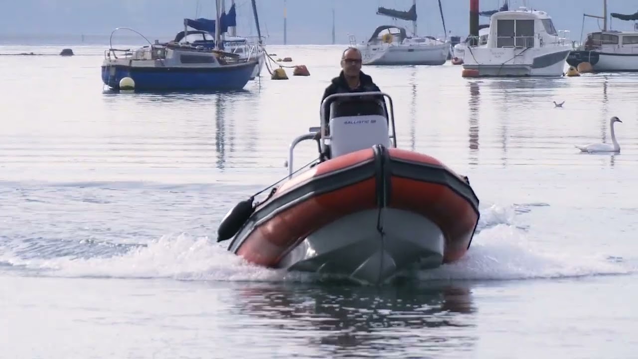 Ballistic 4.8 Club Series with Orange hypalon and a Yamaha FT50 Engine.