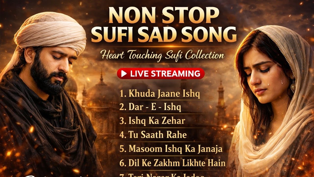 🔴 LIVE: Non Stop Sufi Sad Song | Heart Touching Sufi Collection | Kalim Khan | 2026 #LiveSufiSong
