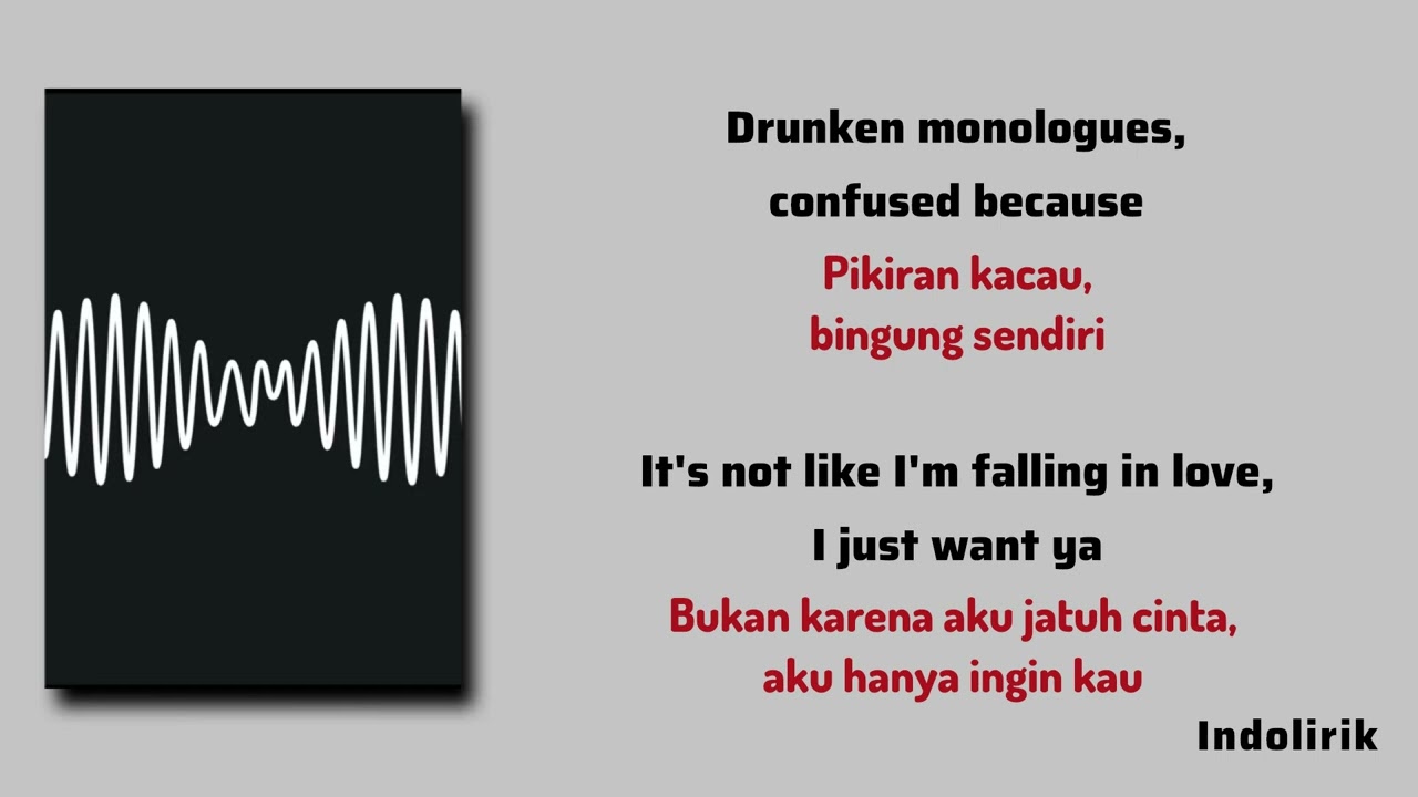 No.1 Party Anthem - Arctic Monkeys | Lirik Terjemahan Indonesia