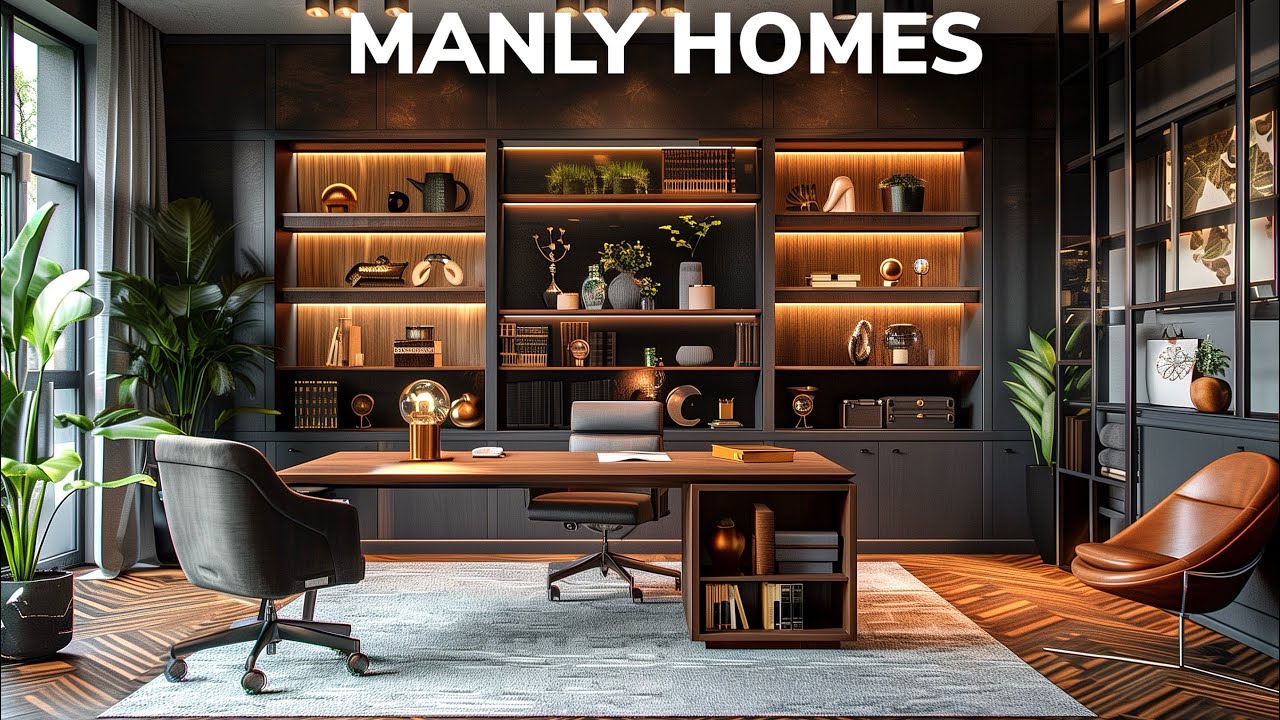 Masculine Interior Design Ideas for a Handsome Home