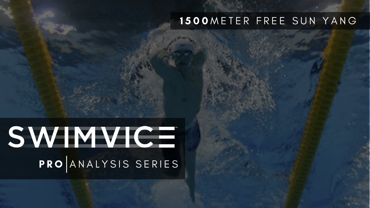 SWIMVICE | PRO ANALYSIS SERIES Freestyle Catch and Stroke Timing Sun Yang 1500 Meter Freestyle
