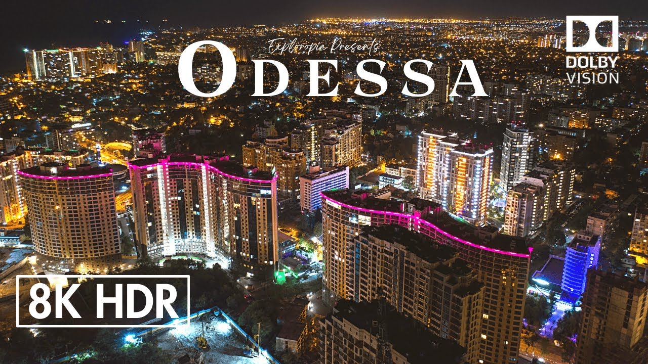Odessa, Ukraine 🇺🇦 in 8K ULTRA HD HDR 60 FPS Video by Drone