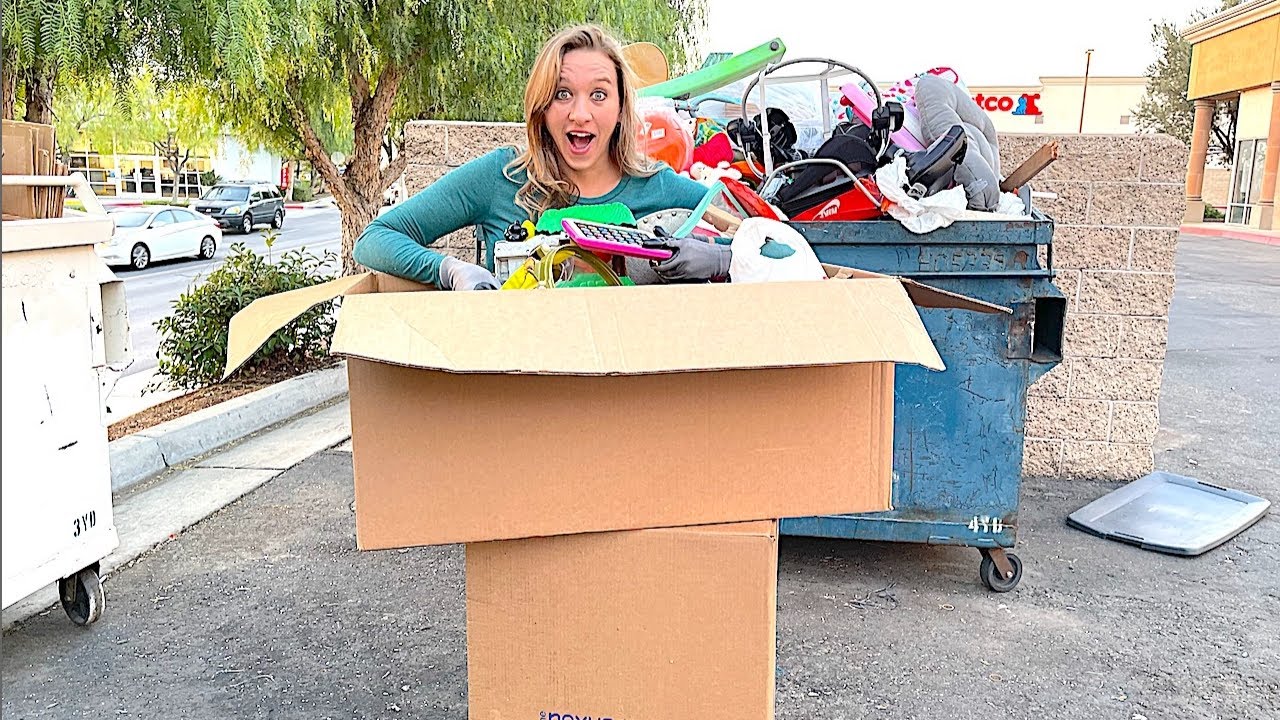 Dumpster Diving- Two Boxes Full!