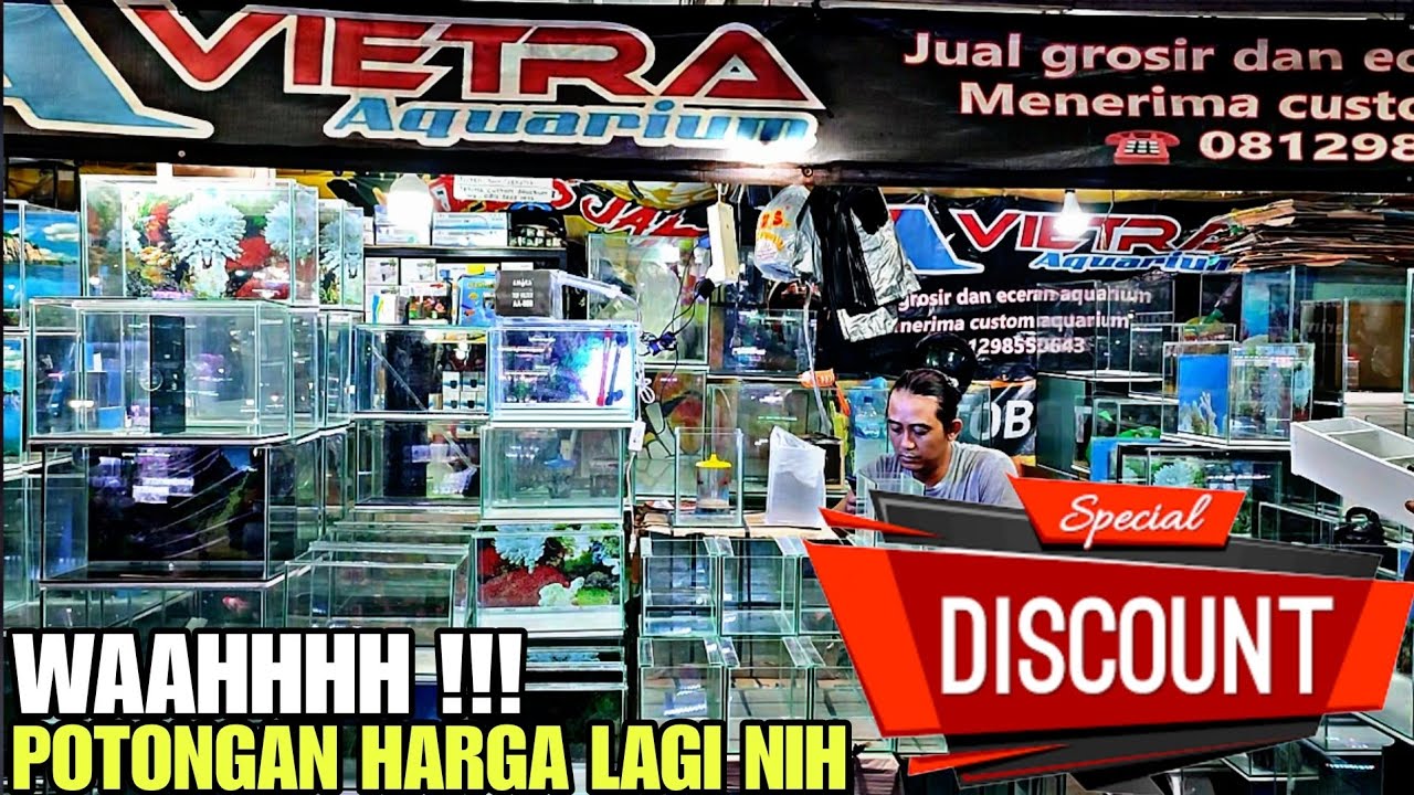 DISCOUNT POTONGAN HARGA LAGI NIH !!! JANGAN SAMPAI KEHABISAN || UPDATE HARGA AQUARIUM DI JATINEGARA