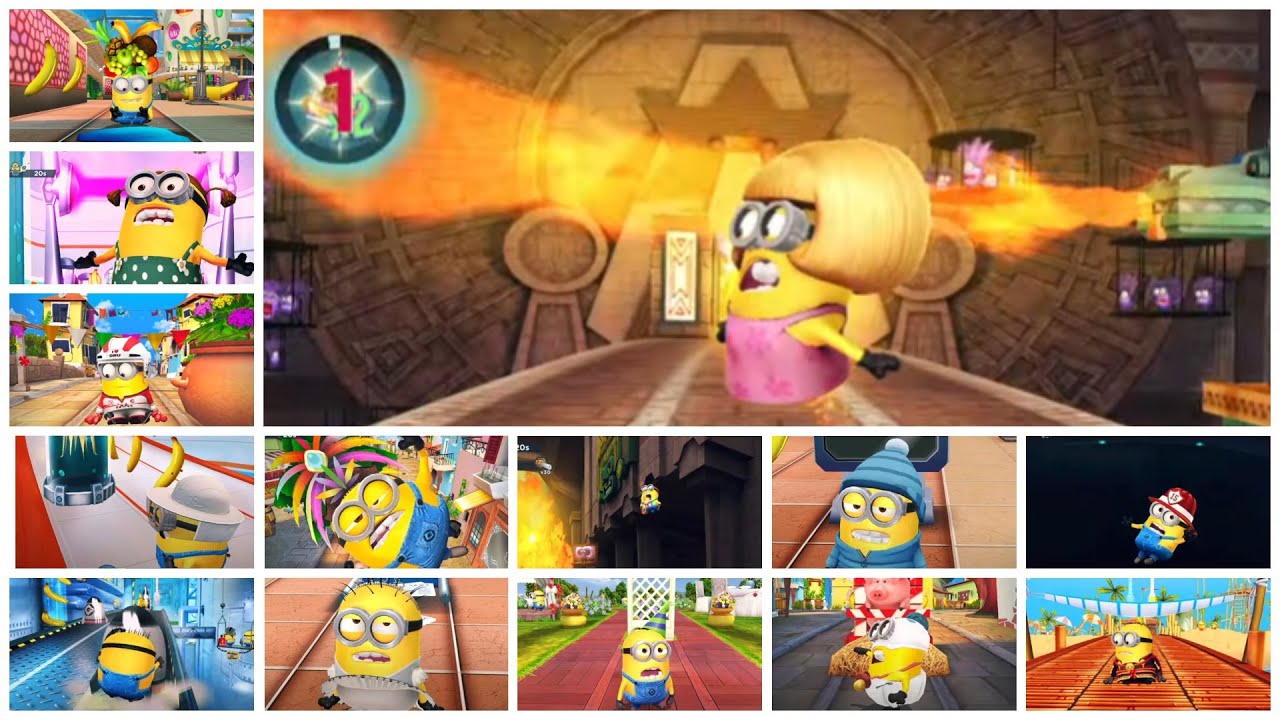 Minion Rush 40 Funny Moments and Fails