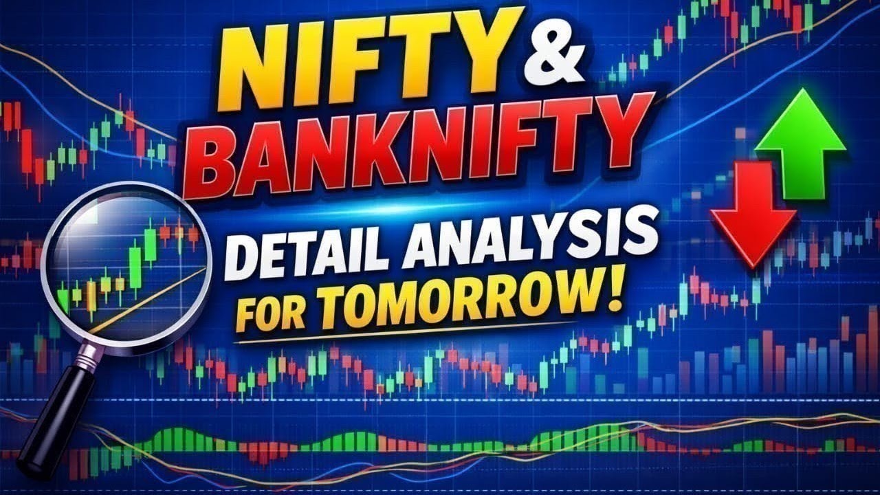 Nifty & Banknifty Detail Analysis for tomorrow with Crucial Levels to Watch