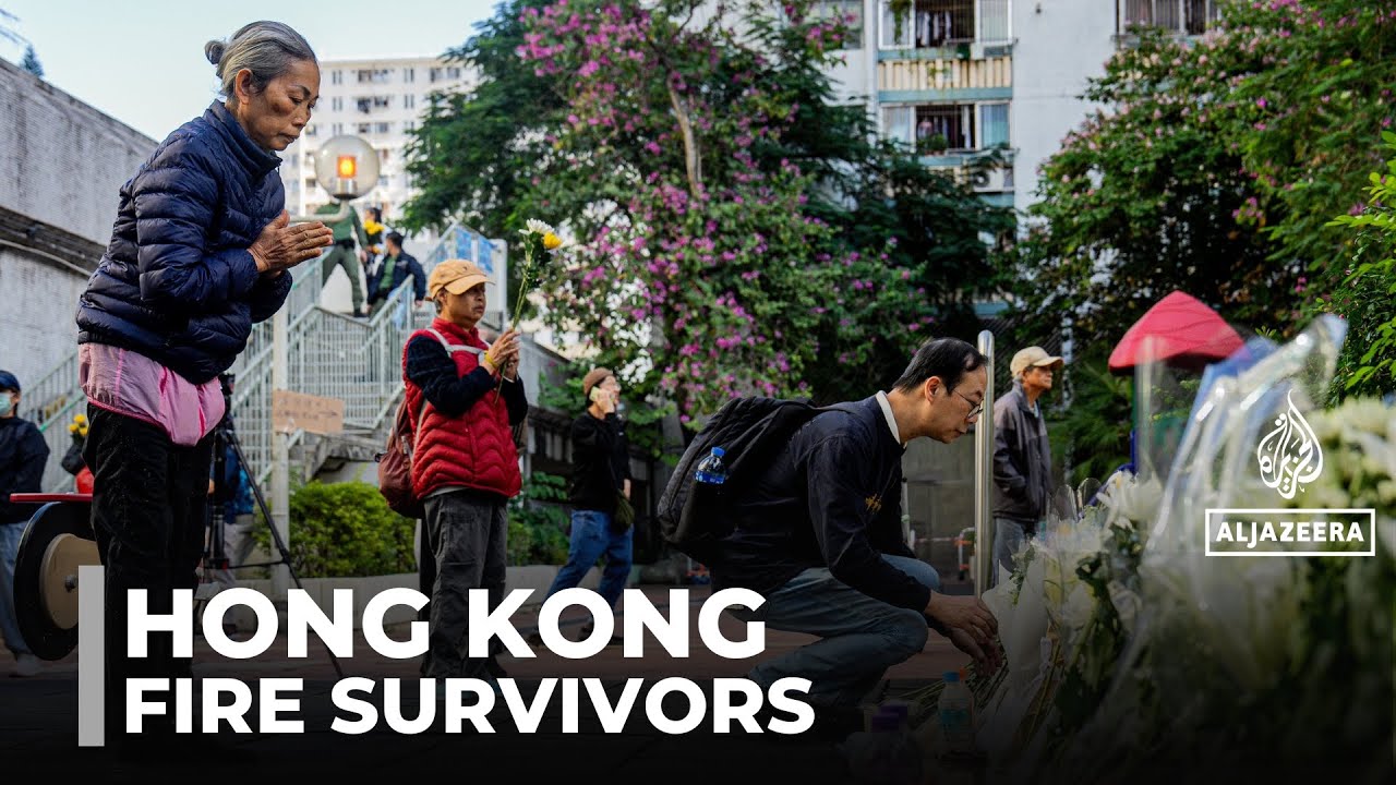 Hong Kong apartment fire survivors share how they escaped