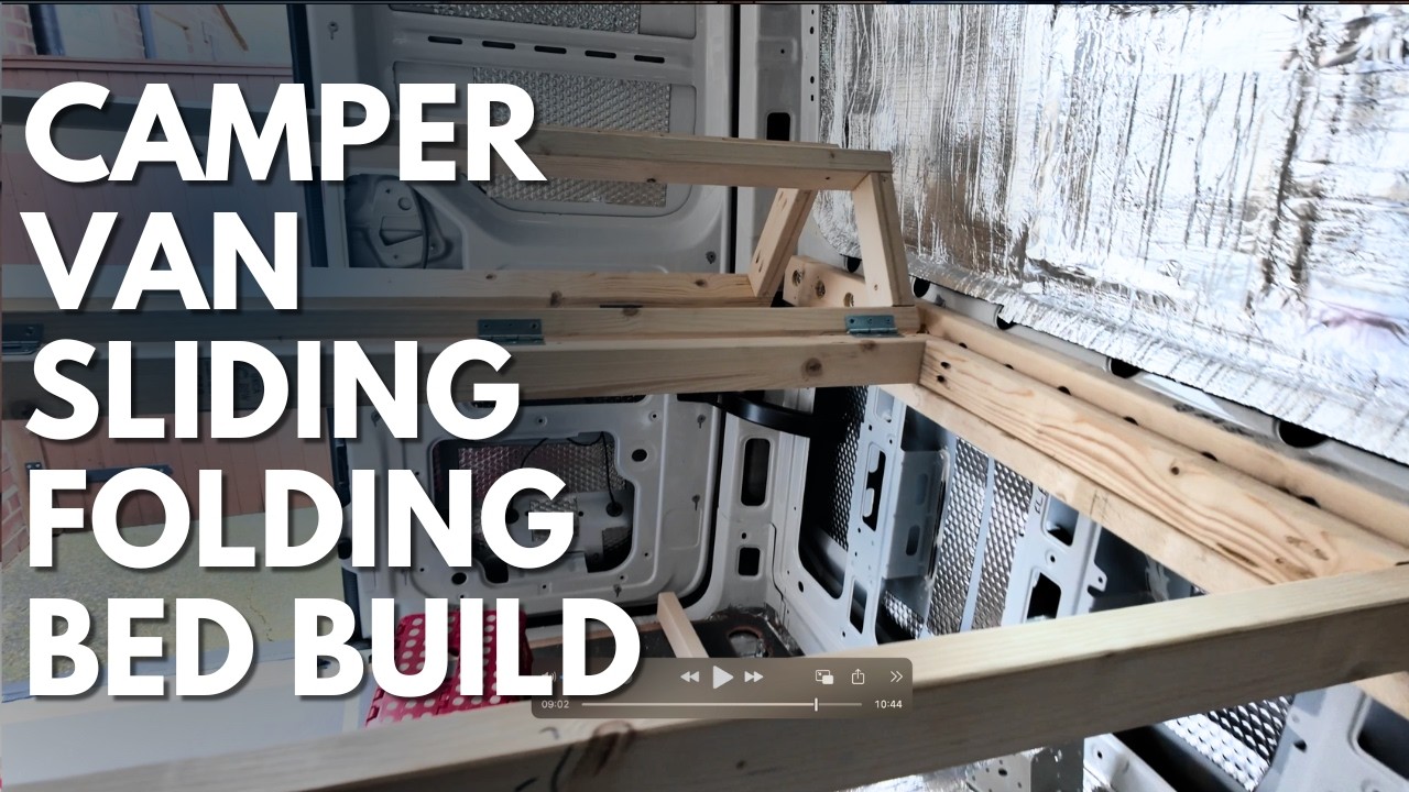 Building a Rock and Roll Bed from Wood 🚐 | Len & Sam — Not Just a Van