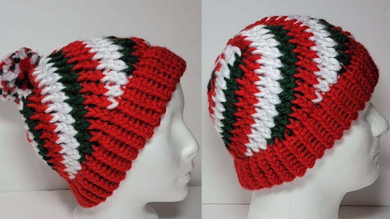 DIY GORRO Unisex en telar CIRCULAR ¡Súper Fácil! PASO A PASO Con INICIO Y TERMINACIÓN del tejido