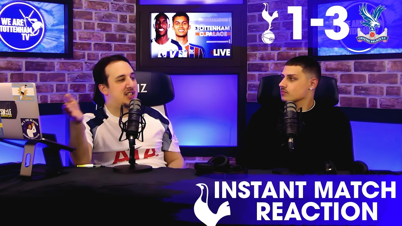 WE'RE GOING DOWN! PREPARE FOR THE CHAMPIONSHIP!!! [TOTTENHAM 1-3 PALACE]
