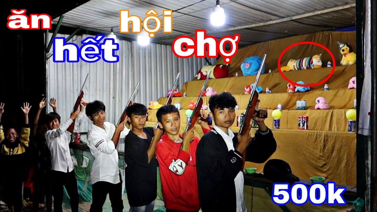 Thử Thách Sử Dùng 500k Thắng Hết Tất Cả Trò Chơi Trong HỘI CHỢ Kết Quả Bội Thu