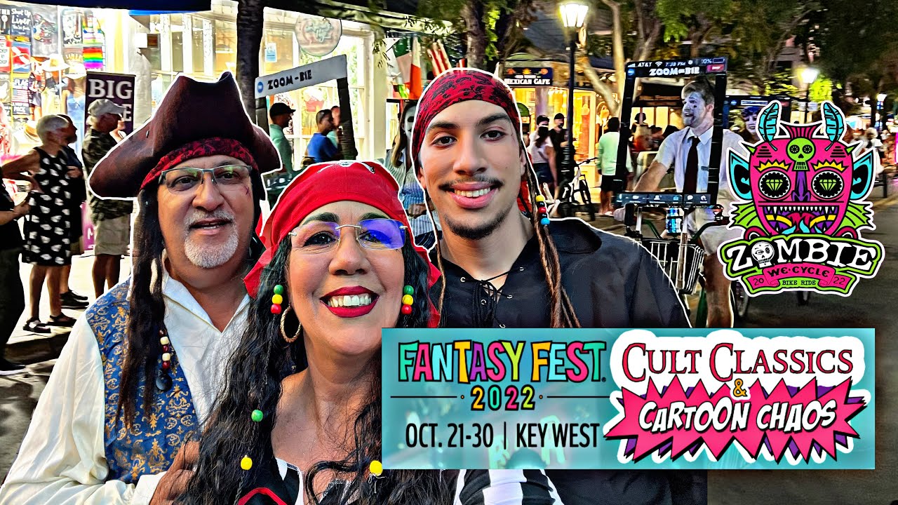 FANTASY FEST in KEY WEST 2022⁉️♨️Body Paint+Costumes/ Zombie Bike Ride💯ISIS & OSVALDO-NUESTRO MUNDO