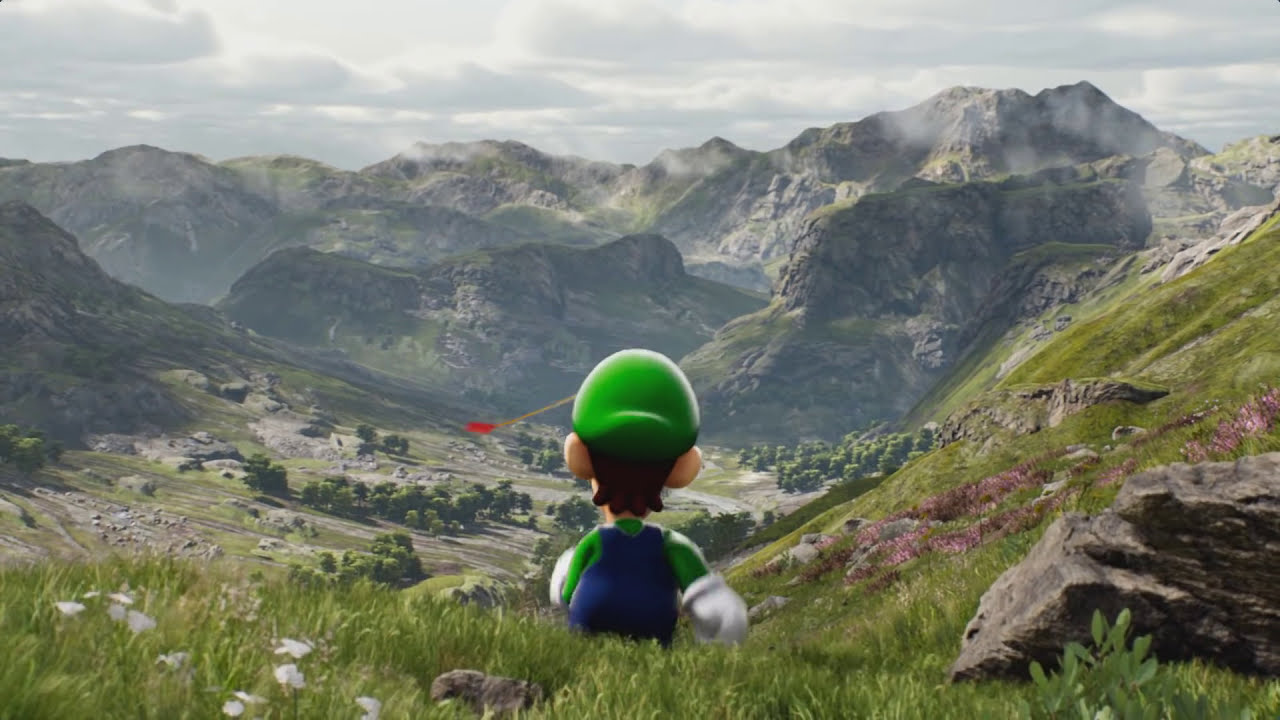 Super Luigi Kite demo Unreal Engine  [SUPER MARIO MOVIE]