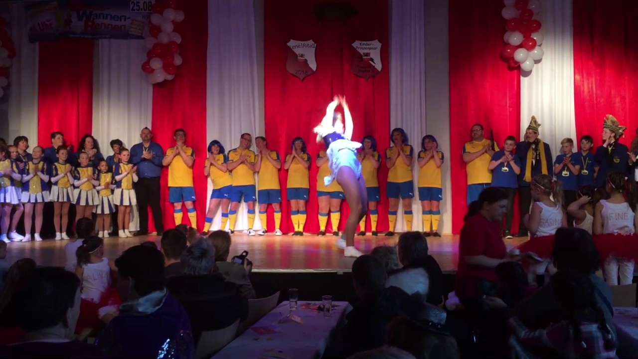 Biwak Würmer Wenk - Auftritt Tanzmariechen Hanna vom GKV-Geilenkirchen