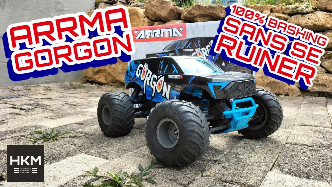 Arrma Gorgon monster truck 1/10, du pure bashing sans se ruiner !