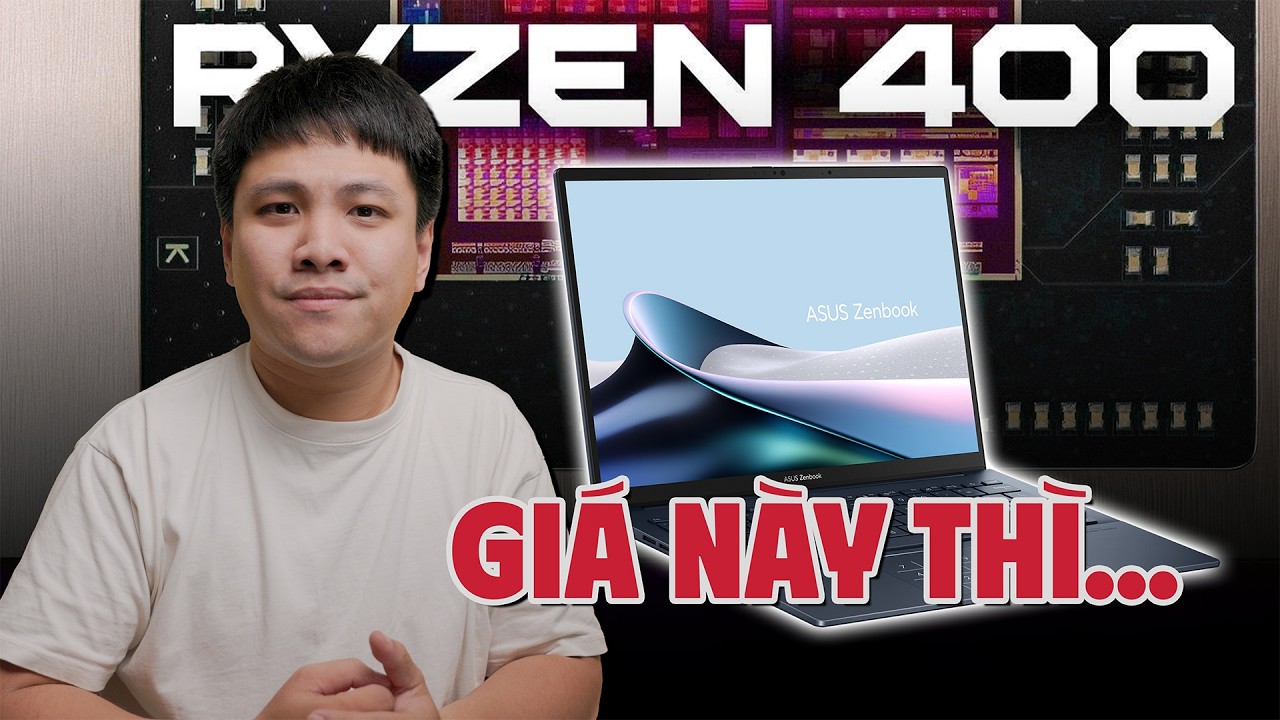 Thử xài laptop AMD 400 Series - Máy OK, nhưng mà giá thì... | Zenbook UM3406GA