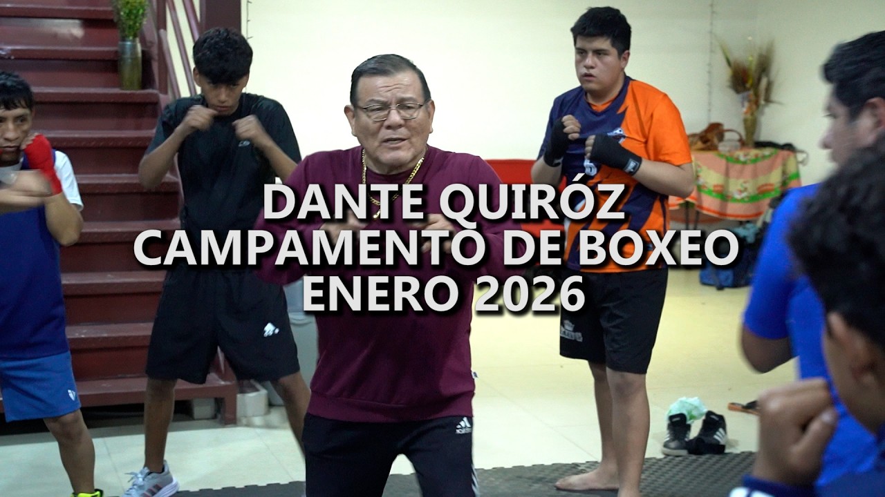 CAMPAMENTO DE BOXEO con el maestro DANTE QUIRÓZ Enero 2026