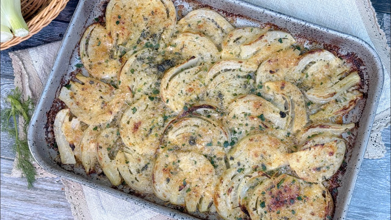✅ FINOCCHI GRATINATI AL FORNO  senza besciamella‼️GUSTOSISSIMI😋