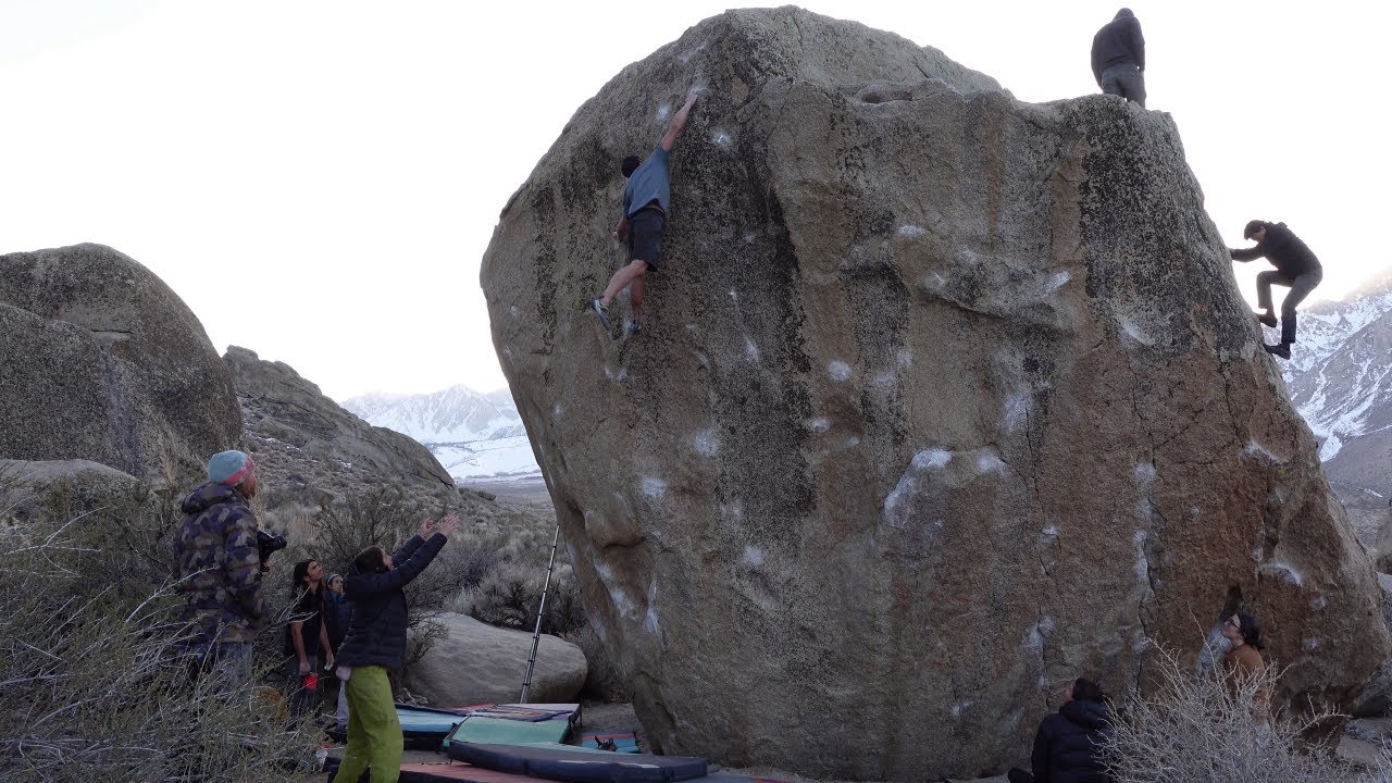 Bishop Bouldering: Don't Look Up (V11)