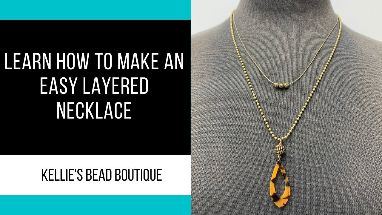Learn how to EASILY create a LAYERED Necklace!