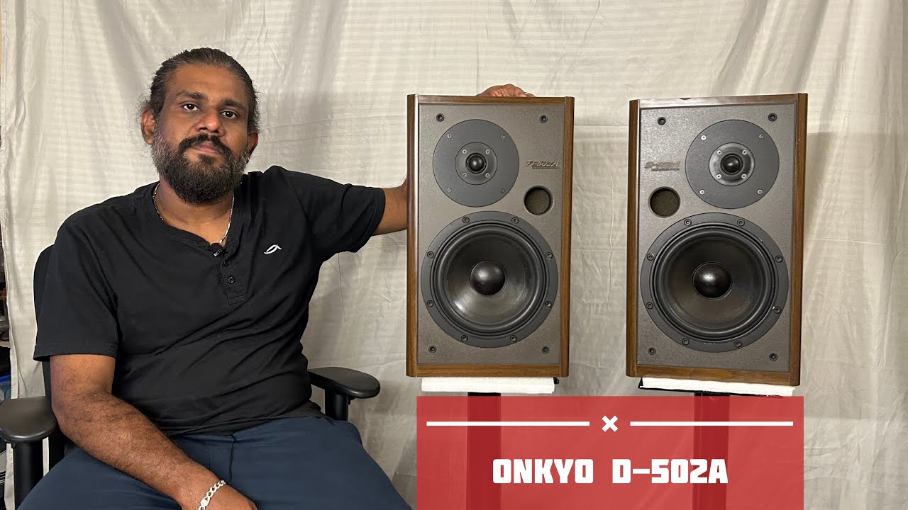 Onkyo D-502A Bookshelf Speakers | Japanese Hi-Fi Classic | Pure Audiophile Sound | Sale