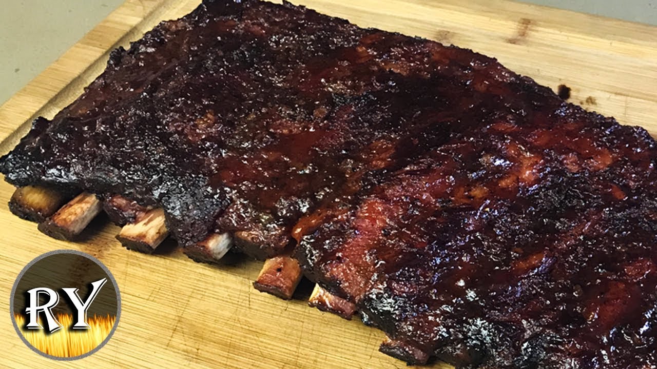 Bacon Brown Sugar Ribs Smoked On The Weber Kettle
