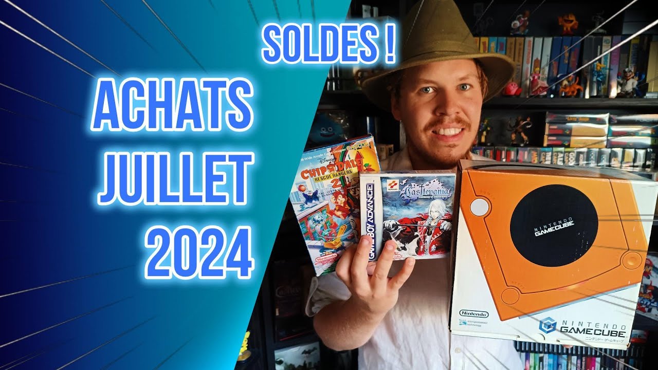JBC #28 : achats juillet 2024 - soldes d'été avec des vinyles et des cadeaux dont une gamecube jap !
