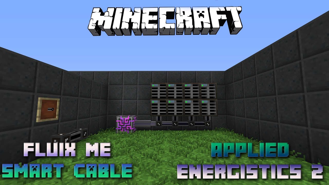 Fluix ME Smart Cable 📀 Minecraft Applied Energistics Tutorial 📀 English 📀 #Minecraft