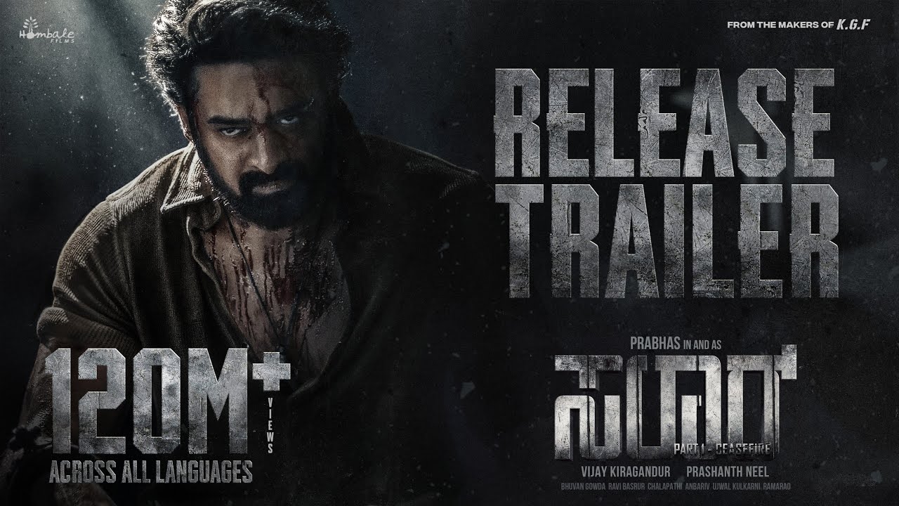 Salaar Release Trailer - Kannada | Prabhas | Prashanth Neel | Prithviraj | Shruthi | Hombale Films