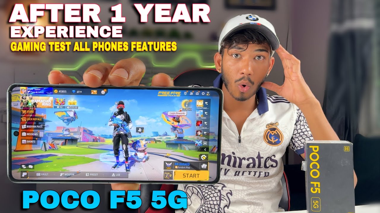 Poco F5 gaming after 1 year performance and gaming test and all features