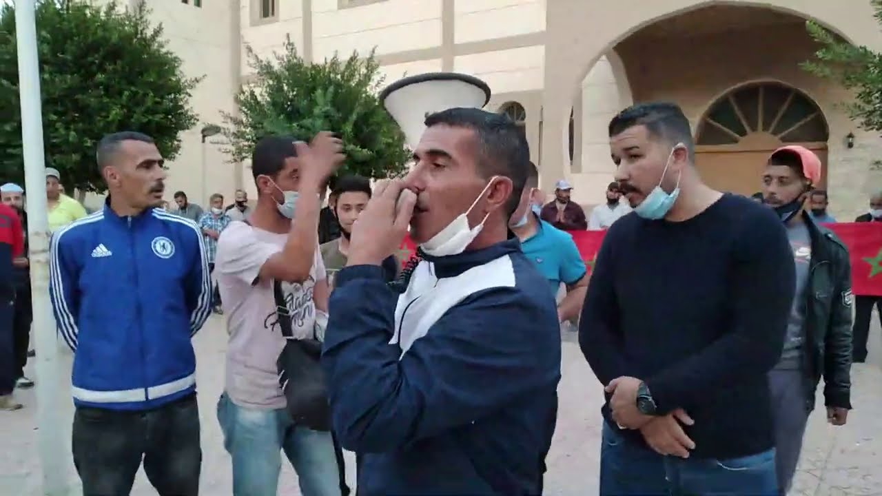 تجار السوق الأسبوعي بأزغنغان مستمرون في الوقفات الإحتجاجية حتى تحقيق مطالبهم