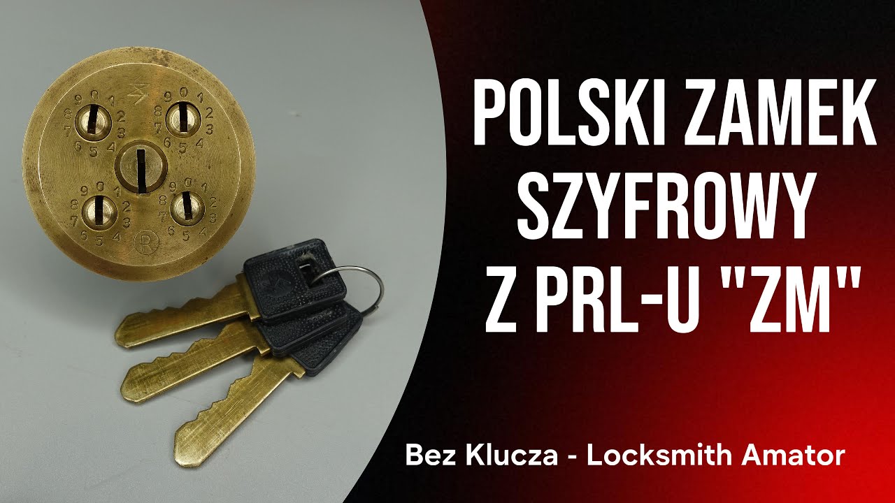 111. Zamek szyfrowy z PRL. 