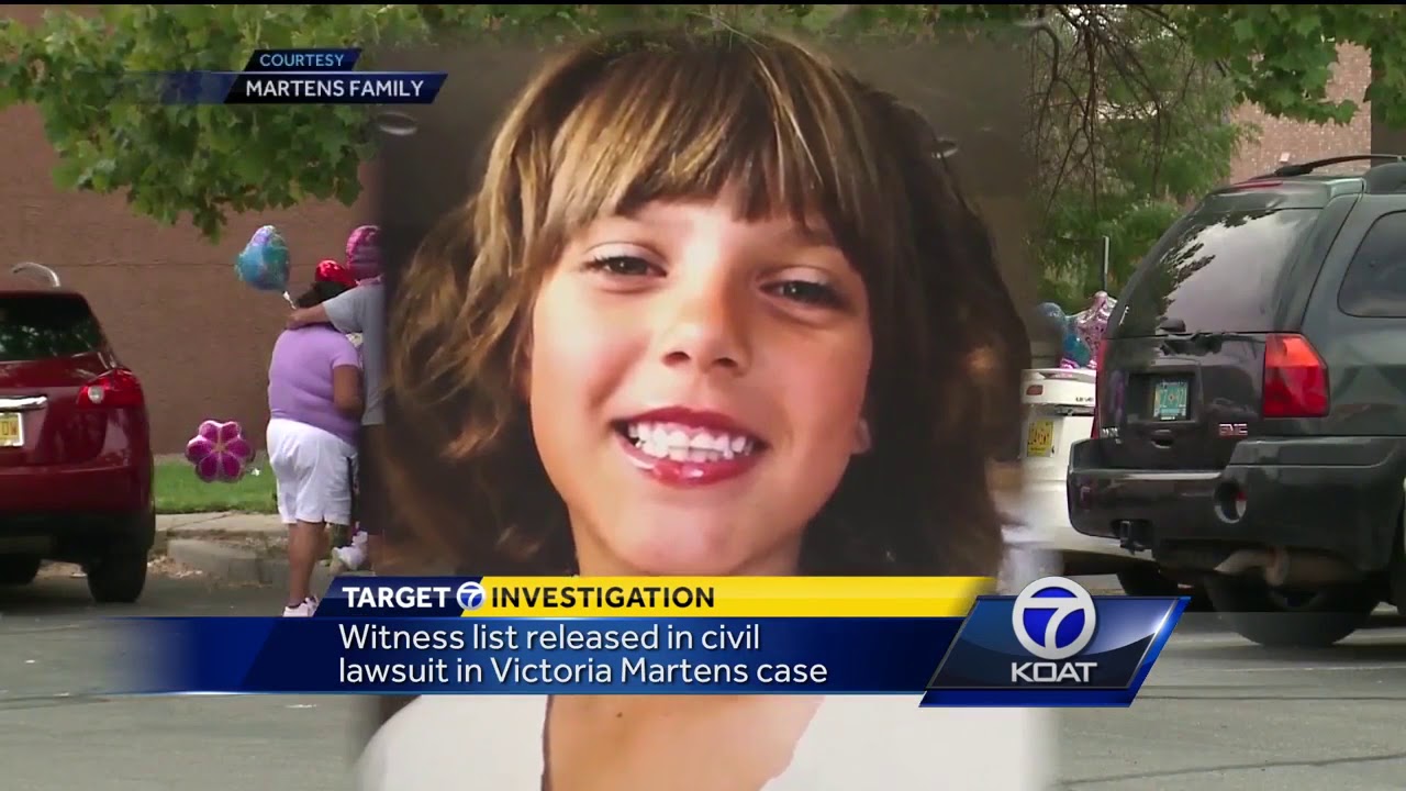 Witness list released in civil lawsuit in Victoria Martens’ case