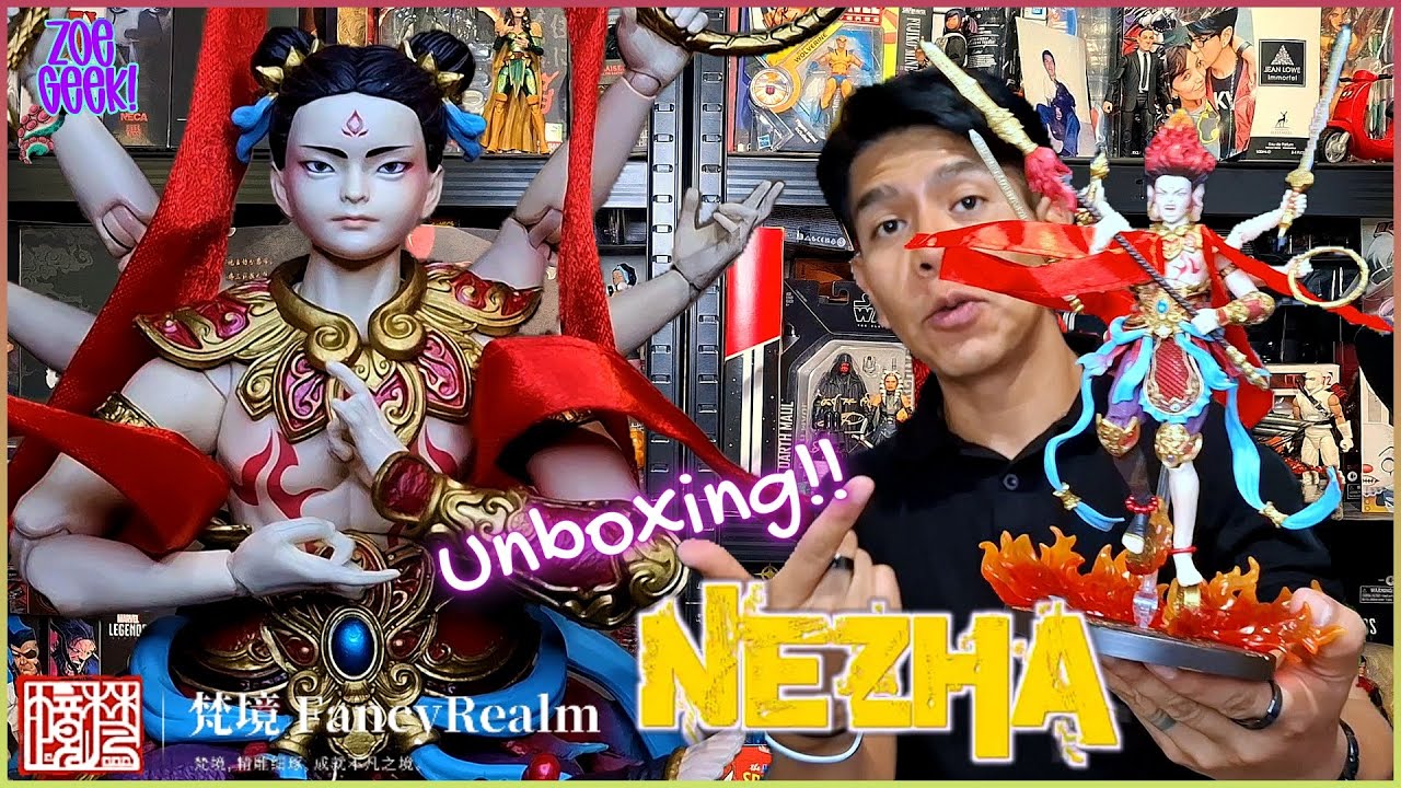 ¡¡ Nezha Figura Espectacular !! Unboxing Fancy Realm Otro Nivel En La Colección Zoe Geek!