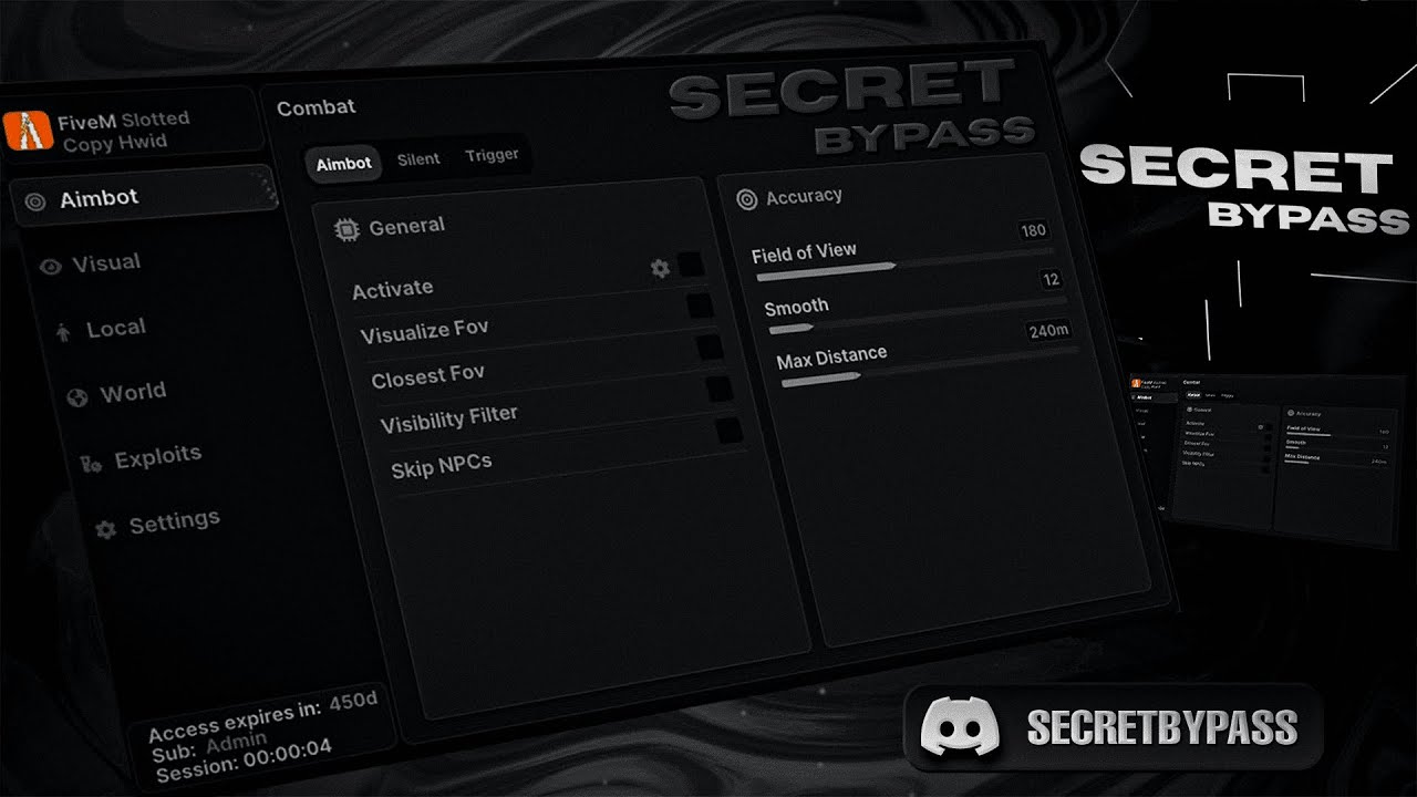 Secret Bypass Showcase and External | Fivem
