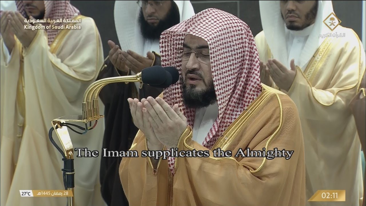 دعاء قنوت مؤثر للشيخ بندر بليلة من تهجد ليلة 28 رمضان 1445هـ