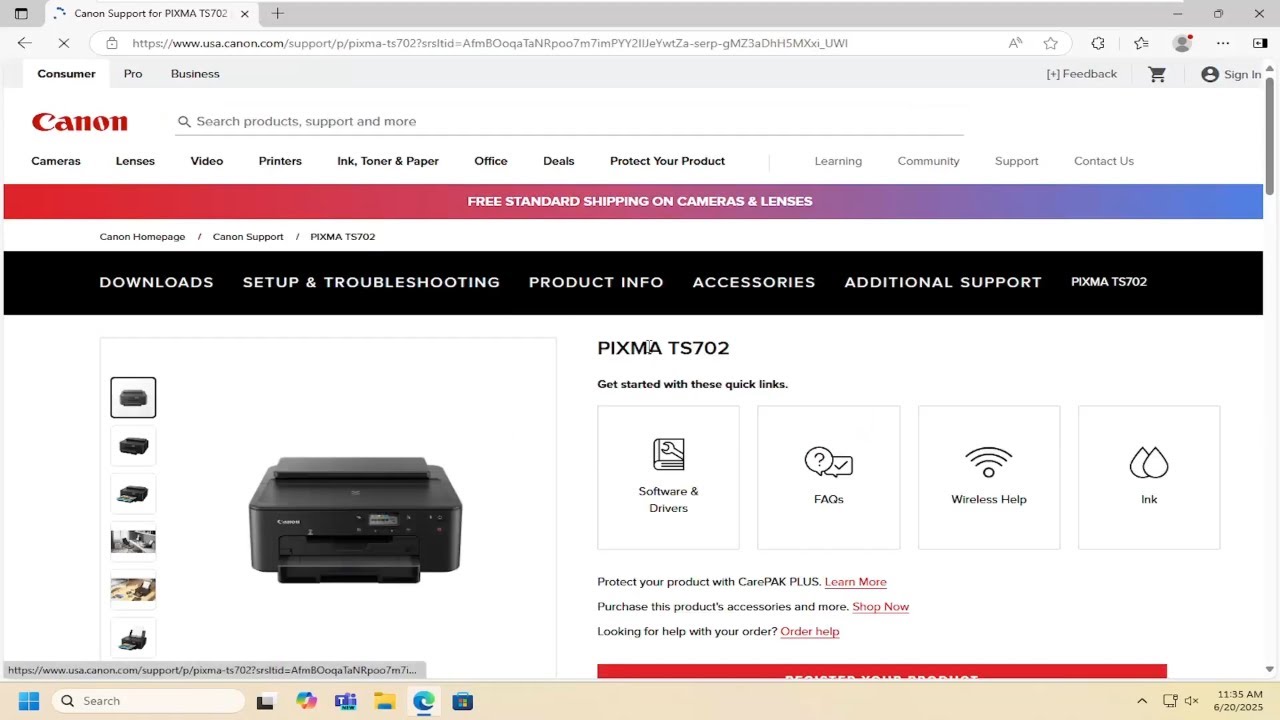 How To Install and Setup Canon PIXMA TS702 [Guide]