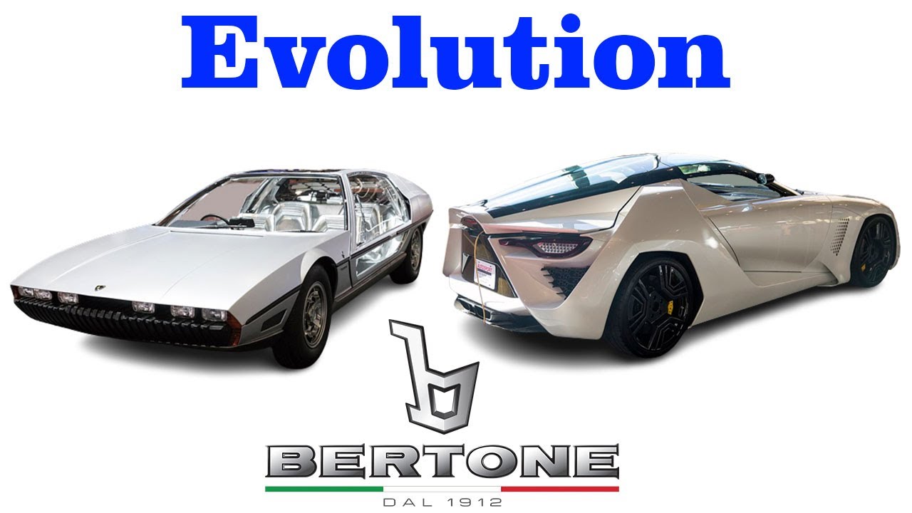 Evolution of Bertone concept cars - Models in chronological order